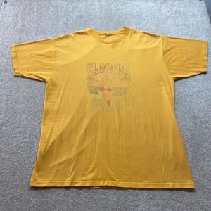 Vintage Florida Shirt‎ XL Mens Yellow Beach Bikini Sunset Retro Graphic Tee